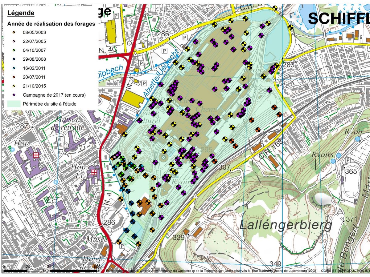 Site « Esch-Schifflange » - Étude de faisabilité (Phase 1) - Diagnostic Hydrogéologique